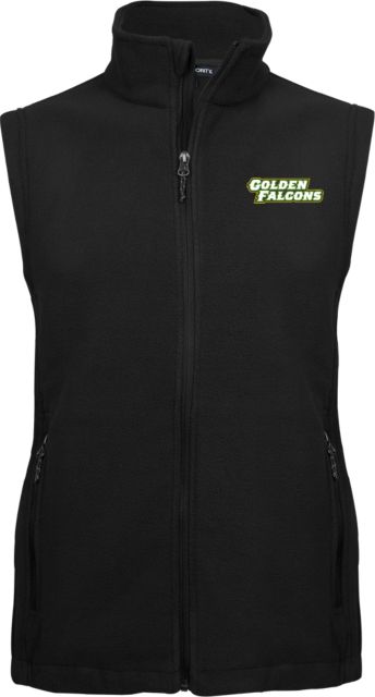 Felician Univ Fleece Full Zip Vest Golden Falcons - ONLINE ONLY