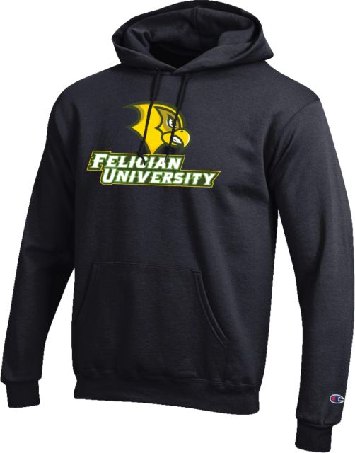Felician Univ Champion Fleece Hoodie Felician University  Primary Mark - ONLINE ONLY