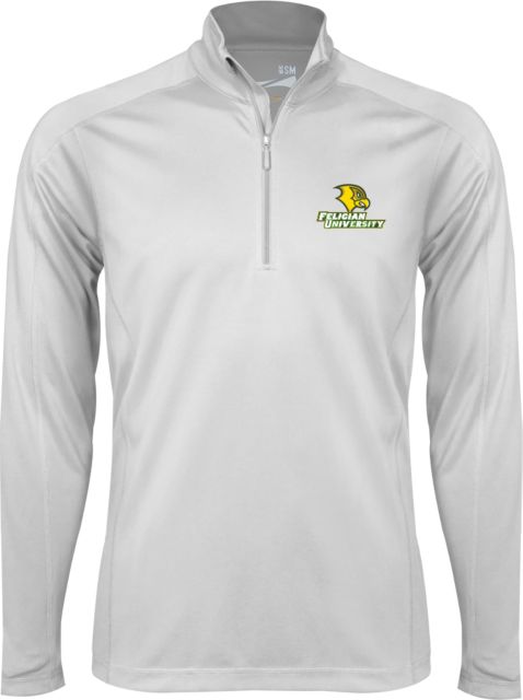 Felician Univ Syntrel Interlock 1/4 Zip Felician University  Primary Mark - ONLINE ONLY
