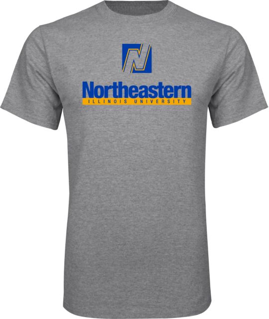 Northeastern Illinois T Shirt Wordmark Vertical - ONLINE ONLY