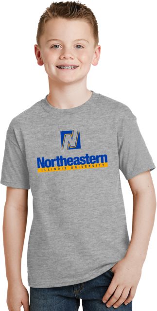 Northeastern Illinois Youth T Shirt Wordmark Vertical - ONLINE ONLY
