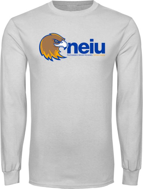 Northeastern Illinois Long Sleeve T Shirt Mascot neiu - ONLINE ONLY