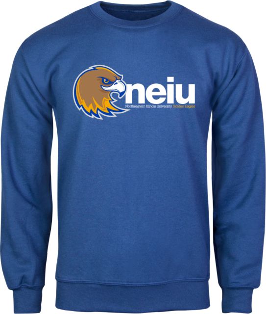 Northeastern Illinois Fleece Crew Mascot neiu - ONLINE ONLY