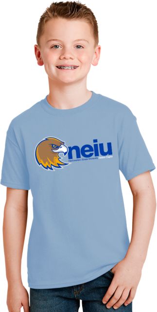 Northeastern Illinois Youth T Shirt Mascot neiu - ONLINE ONLY