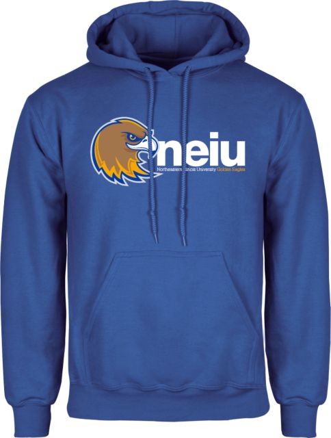 Northeastern Illinois Fleece Hoodie Mascot neiu - ONLINE ONLY