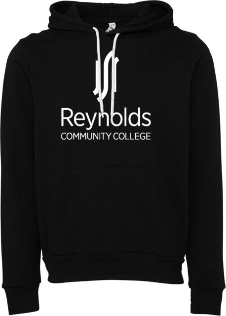 J. Sargeant Reynolds Bella + Canvas Fleece Hood Reynolds Community College Vertical - ONLINE ONLY