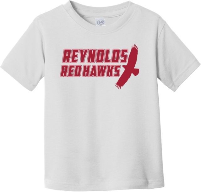 J. Sargeant Reynolds Toddler T Shirt Reynolds Red Hawks with Mascot - ONLINE ONLY
