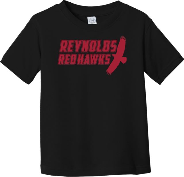 J. Sargeant Reynolds Toddler T Shirt Reynolds Red Hawks with Mascot - ONLINE ONLY