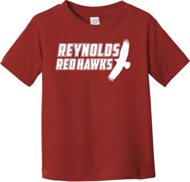 J. Sargeant Reynolds Toddler T Shirt Reynolds Red Hawks with Mascot - ONLINE ONLY