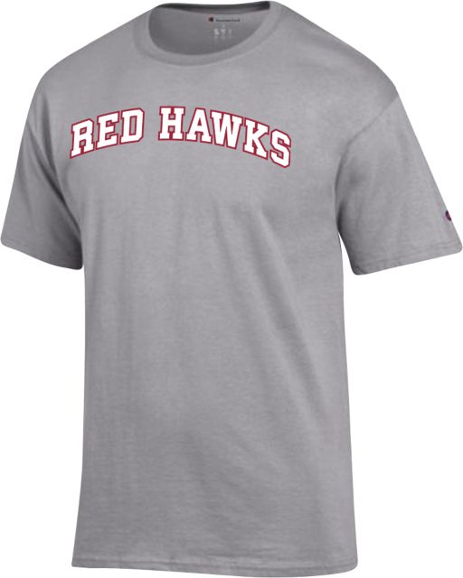 J. Sargeant Reynolds Champion T Shirt Arched Red Hawks Design - ONLINE ONLY