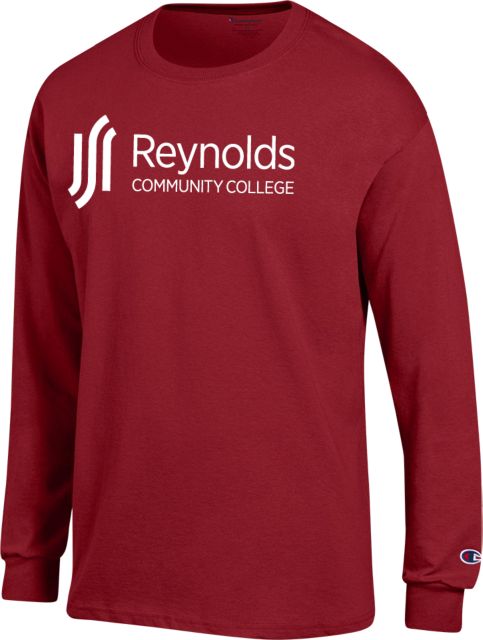 J. Sargeant Reynolds Champion Long Sleeve T Shirt Reynolds Community College Horizontal - ONLINE ONLY