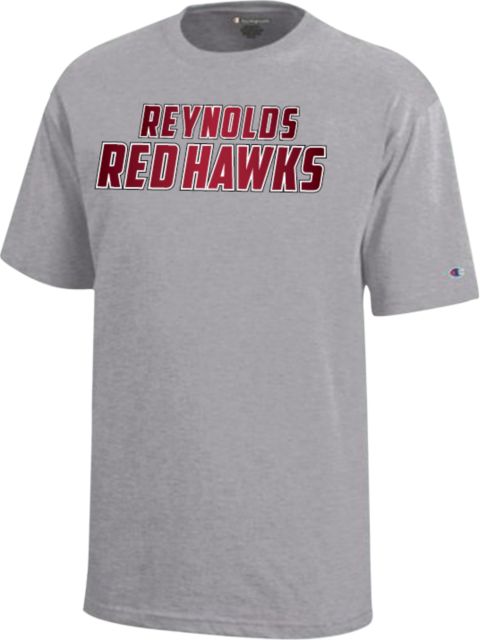 J. Sargeant Reynolds Champion Youth Short Sleeve Tee Reynolds Red Hawks Gradient - ONLINE ONLY