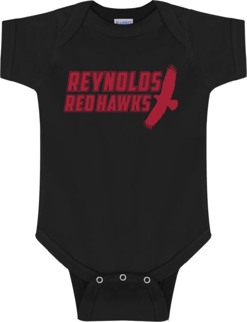 J. Sargeant Reynolds Infant Bodysuit Reynolds Red Hawks with Mascot - ONLINE ONLY