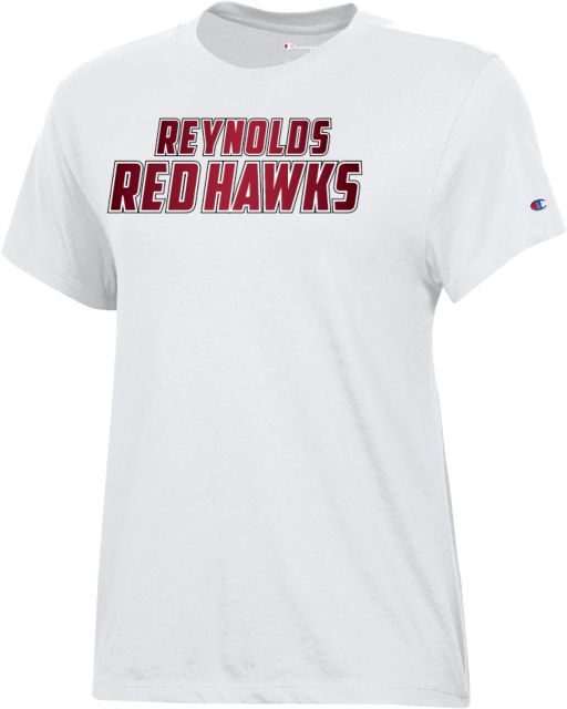 J. Sargeant Reynolds Champion Womens  Core Short Sleeve Tee Reynolds Red Hawks Gradient - ONLINE ONLY