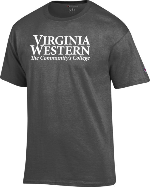 Virginia Western Champion Granite T Shirt Wordmark - ONLINE ONLY