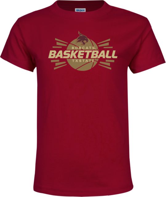 Texas State Youth T Shirt Bobcats Basketball - ONLINE ONLY