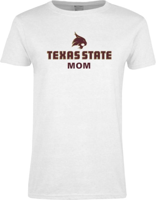 Texas State Ladies T Shirt Mom - ONLINE ONLY