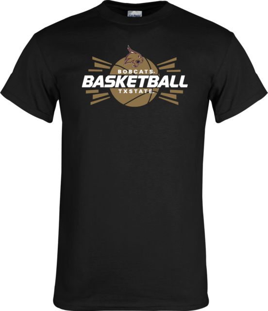 Texas State T Shirt Bobcats Basketball - ONLINE ONLY