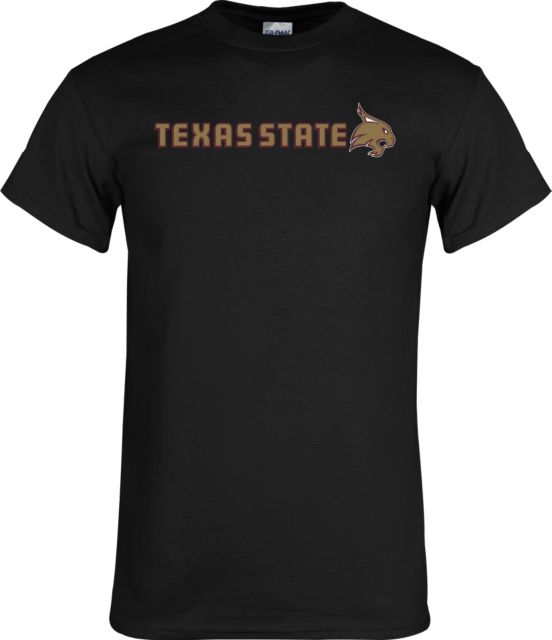 Texas State T Shirt Texas State Horizontal - ONLINE ONLY