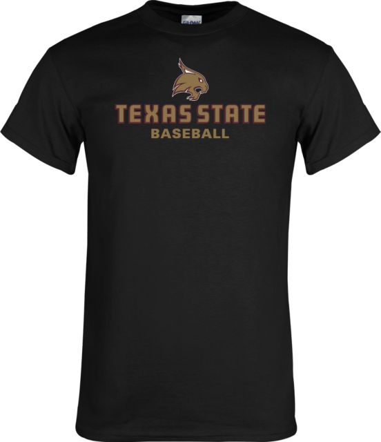 Texas State T Shirt Baseball - ONLINE ONLY