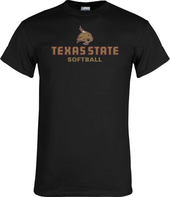 Texas State T Shirt Softball - ONLINE ONLY