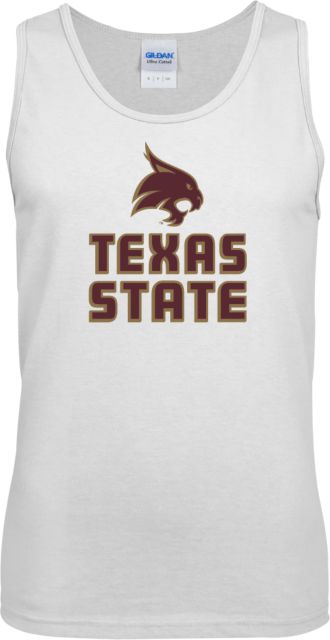 Texas State Tank Top Texas State Logo Stacked - ONLINE ONLY