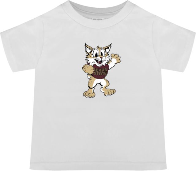 Texas State Toddler T Shirt Bobcat Mascot - ONLINE ONLY
