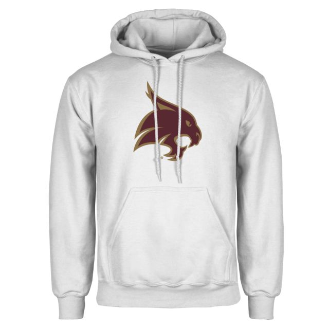 Texas State Fleece Hoodie Bobcat Logo - ONLINE ONLY