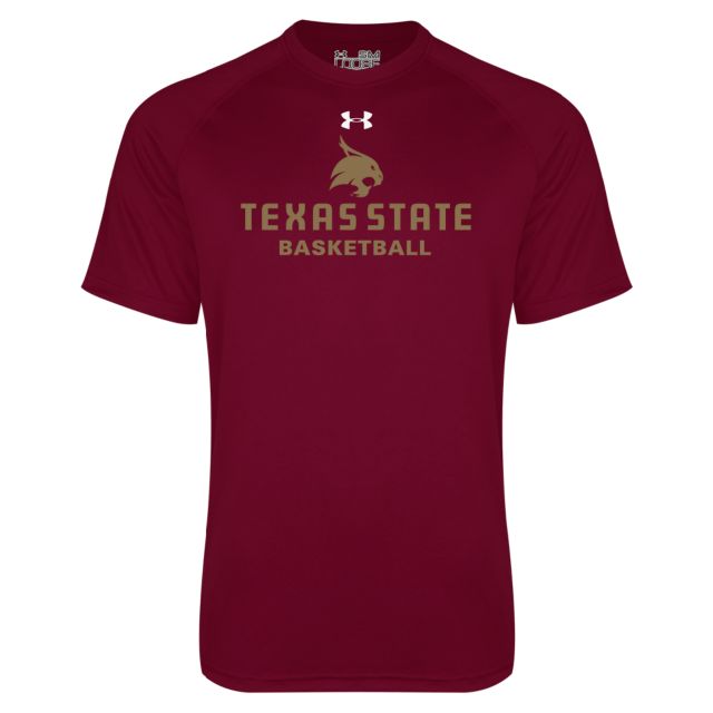 Texas State Under Armour Tech Tee Basketball - ONLINE ONLY