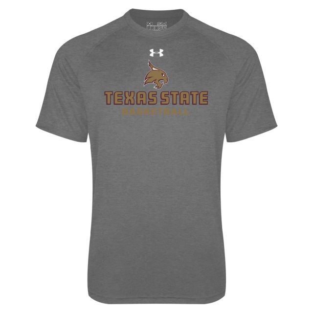 Texas State Under Armour Tech Tee Basketball - ONLINE ONLY