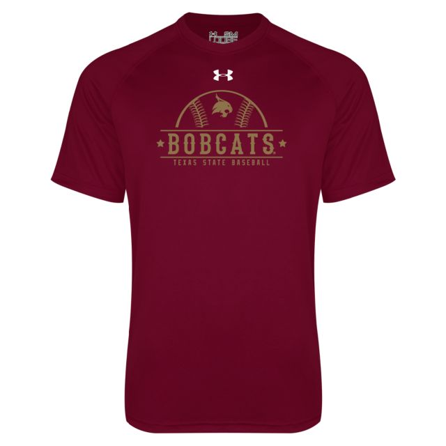 Texas State Under Armour Tech Tee Bobcats Baseball - ONLINE ONLY