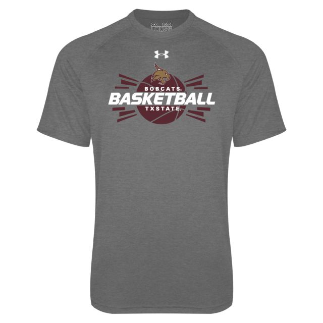 Texas State Under Armour Tech Tee Bobcats Basketball - ONLINE ONLY