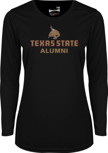 Texas State Ladies Syntrel Performance Longsleeve Shirt Alumni - ONLINE ONLY
