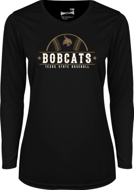 Texas State Ladies Syntrel Performance Longsleeve Shirt Bobcats Baseball - ONLINE ONLY