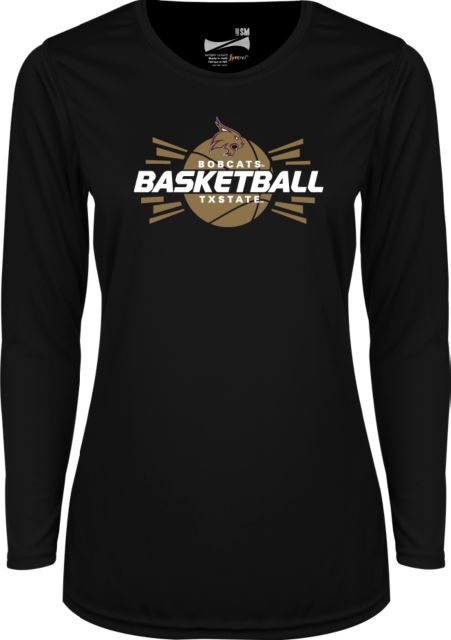 Texas State Ladies Syntrel Performance Longsleeve Shirt Bobcats Basketball - ONLINE ONLY