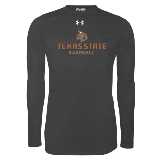 Texas State Under Armour Long Sleeve Tech Tee Baseball - ONLINE ONLY