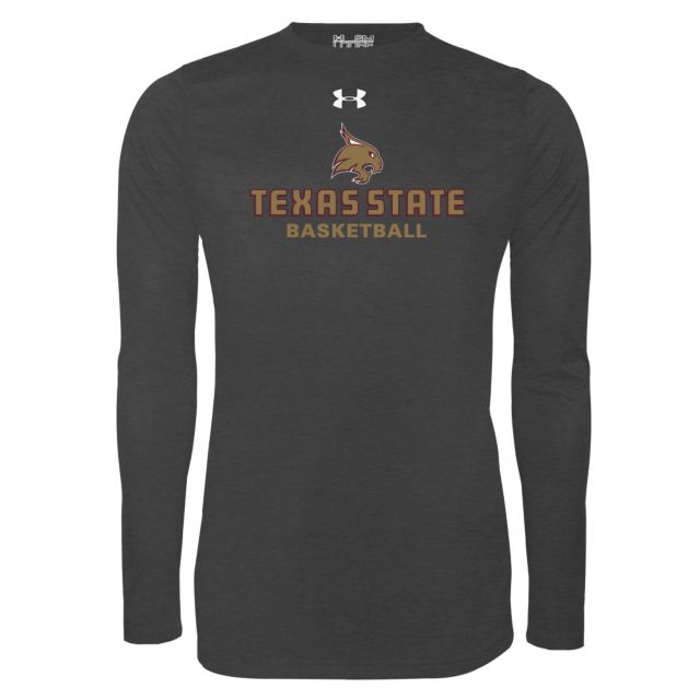 Texas State Under Armour Long Sleeve Tech Tee Basketball - ONLINE ONLY