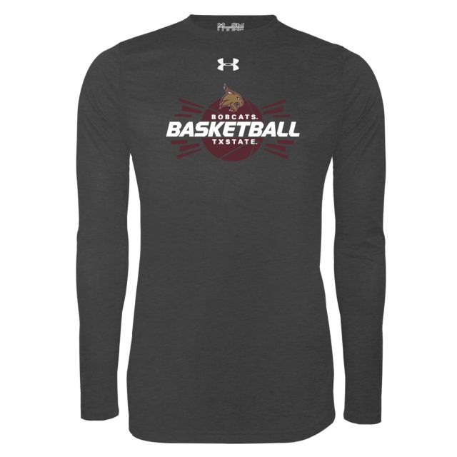 Texas State Under Armour Long Sleeve Tech Tee Bobcats Basketball - ONLINE ONLY