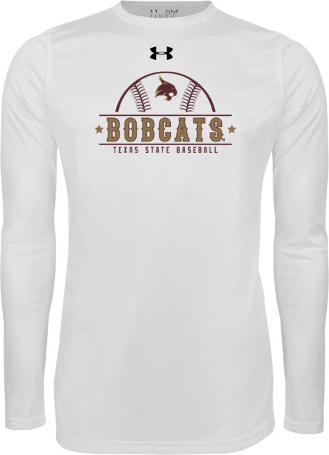 Texas State Under Armour Long Sleeve Tech Tee Bobcats Baseball - ONLINE ONLY
