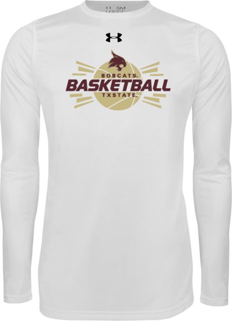 Texas State Under Armour Long Sleeve Tech Tee Bobcats Basketball - ONLINE ONLY