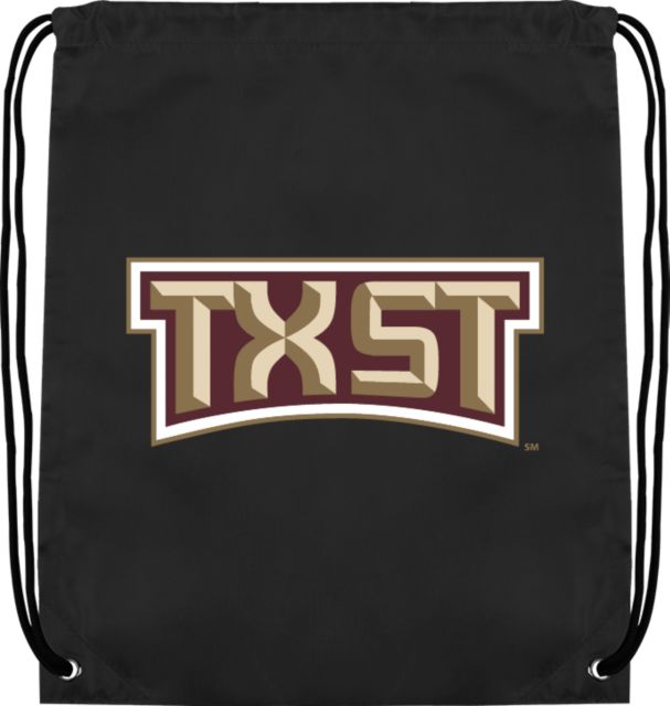 Texas State Drawstring Backpack TXST Texas State - ONLINE ONLY