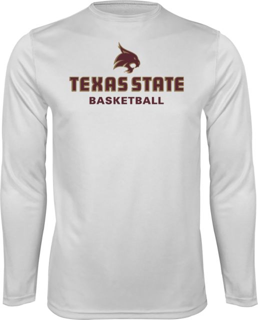 Texas State Performance Longsleeve Shirt Basketball - ONLINE ONLY