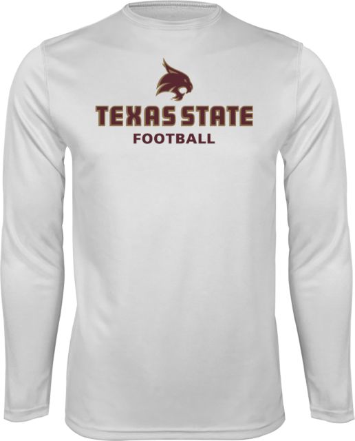 Texas State Performance Longsleeve Shirt Football - ONLINE ONLY