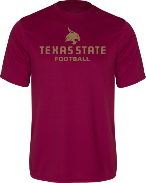 Texas State Performance Tee Football - ONLINE ONLY