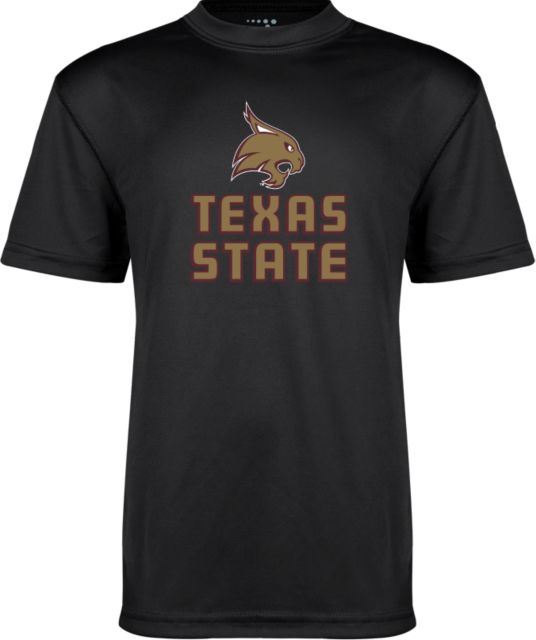 Texas State Youth Syntrel Performance Training Tee Texas State Logo Stacked - ONLINE ONLY
