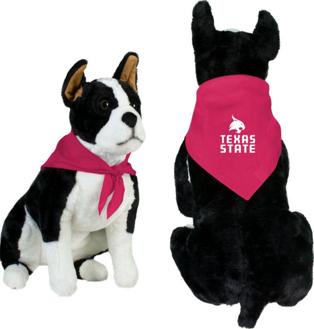Texas State Pet Bandana Texas State Logo Stacked - ONLINE ONLY