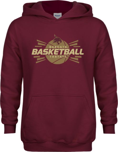 Texas State Youth Fleece Hoodie Bobcats Basketball - ONLINE ONLY