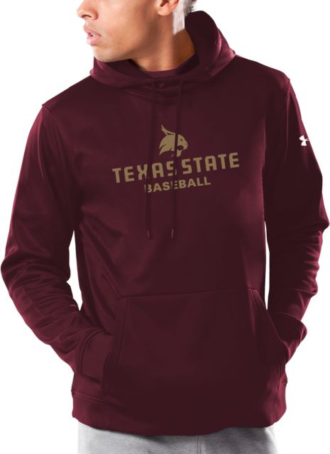 Texas State Under Armour Armour Fleece Hoodie Baseball ONLINE