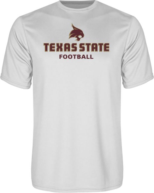 Texas State Performance Tee Football - ONLINE ONLY