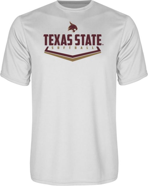 Texas State Performance Tee Texas State Softball - ONLINE ONLY